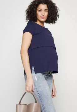 Anna Field MAMA MATERNITY LONG TEE - T-Shirt Basic - Dark Blue -Anna Field Geschäft 0378fd57dcce45b0b365d0980b71c0b4