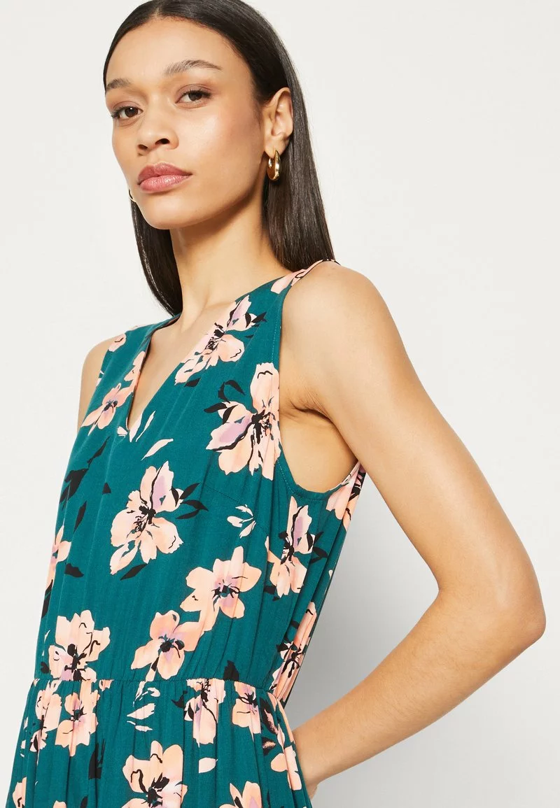 Anna Field Maxikleid - Dark Green/pink 8 Anna Field Maxikleid - Dark Green/pink – Bild 6