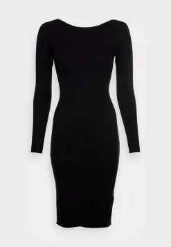 Anna Field OFFENER RÜCKEN BODYCON MINI STRICKKLEID - Etuikleid - Black -Anna Field Geschäft 1d910ff4704f4ddbbfd6872010333095