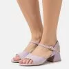 Anna Field LEATHER - Riemensandalette - Lilac