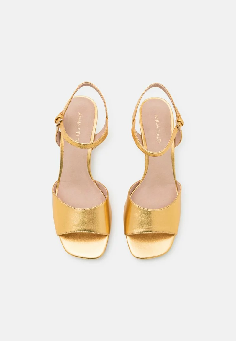 Anna Field LEATHER - Riemensandalette - Gold 8 Anna Field LEATHER - Riemensandalette - Gold – Bild 6