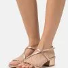 Anna Field Wide Fit Riemensandalette - Rose Gold Coloured