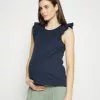 Anna Field MAMA Top - Dark Blue -Anna Field Geschäft 2e6e6898a30340bd8a60f66738890033