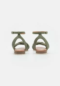 Anna Field LEATHER - Riemensandalette - Khaki -Anna Field Geschäft 40559a51cea54ba7b926ac252bf578d0