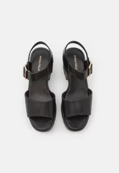 Anna Field Plateausandalette - Black -Anna Field Geschäft 47eb4b820d72450897f607b382ab21cb