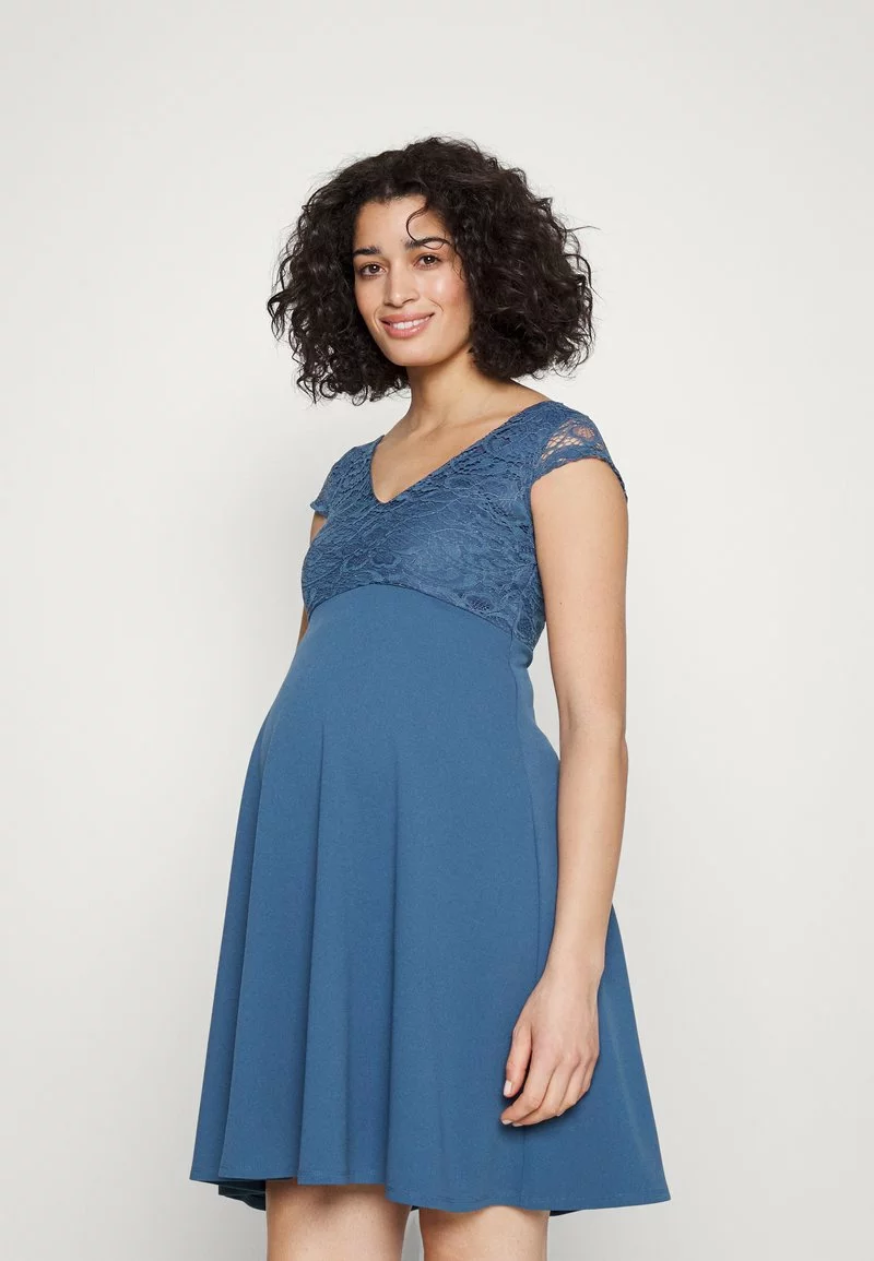 Anna Field MAMA Jerseykleid - Dark Blue 3 Anna Field MAMA Jerseykleid - Dark Blue