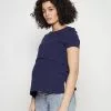 Anna Field MAMA MATERNITY LONG TEE - T-Shirt Basic - Dark Blue -Anna Field Geschäft 655824ce3b5d4024913196d26ee01ac5