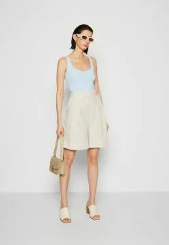 Anna Field Top - Light Blue -Anna Field Geschäft 6cd0ed51967b478ab5130549ccb2c666