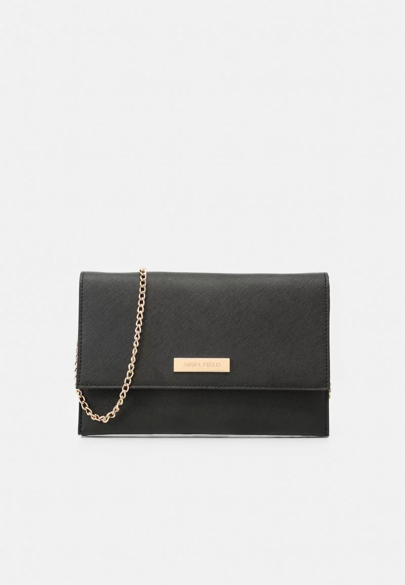Anna Field Clutch - 802 - Black 3 Anna Field Clutch - 802 - Black