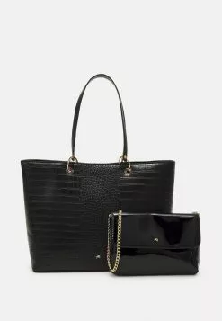 Anna Field SET - Shopping Bag - Black