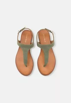 Anna Field LEATHER - Riemensandalette - Khaki -Anna Field Geschäft 84e1dfa7575f4df2abab6adb31620fa0