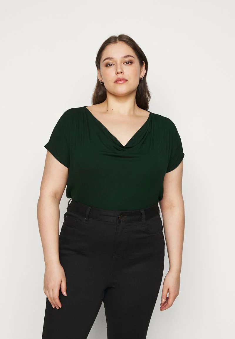 Anna Field Curvy T-Shirt Print - Dark Green 3 Anna Field Curvy T-Shirt Print - Dark Green