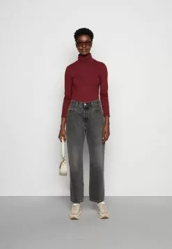 Anna Field Langarmshirt - Dark Red -Anna Field Geschäft 86fd859b4abd40bd8cd0a5af796f7f10