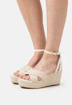 Anna Field Wide Fit Plateausandalette - Beige