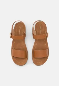 Anna Field Riemensandalette - Cognac -Anna Field Geschäft 9187537680064b81a5d390a843cea468