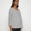 Anna Field MAMA Langarmshirt - Black/white
