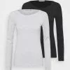 Anna Field 2 PACK - Langarmshirt - Black/mottled Grey 1 Anna Field 2 PACK - Langarmshirt - Black/mottled Grey -Anna Field Geschäft a08b888d9ddc4593b2c85c83593a47a8
