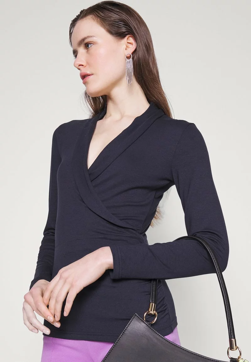 Anna Field Tall Langarmshirt - Dark Blue 6 Anna Field Tall Langarmshirt - Dark Blue – Bild 4