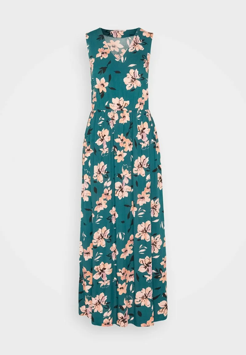 Anna Field Maxikleid - Dark Green/pink 7 Anna Field Maxikleid - Dark Green/pink – Bild 5