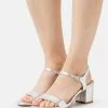 Anna Field LEATHER - Riemensandalette - Silver -Anna Field Geschäft a982552792634ac9bef58658a3799372