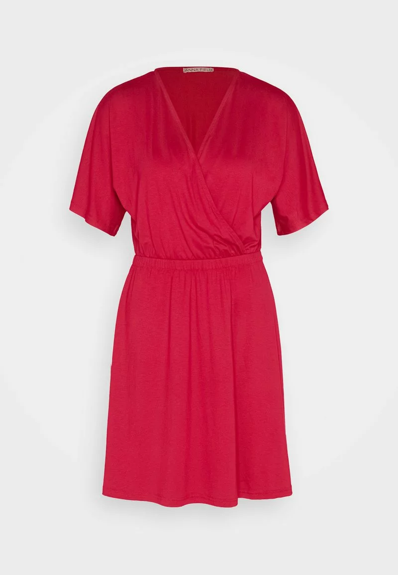Anna Field Jerseykleid - Red 3 Anna Field Jerseykleid - Red – Bild 2