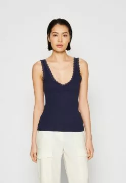 Anna Field Top - Dark Blue