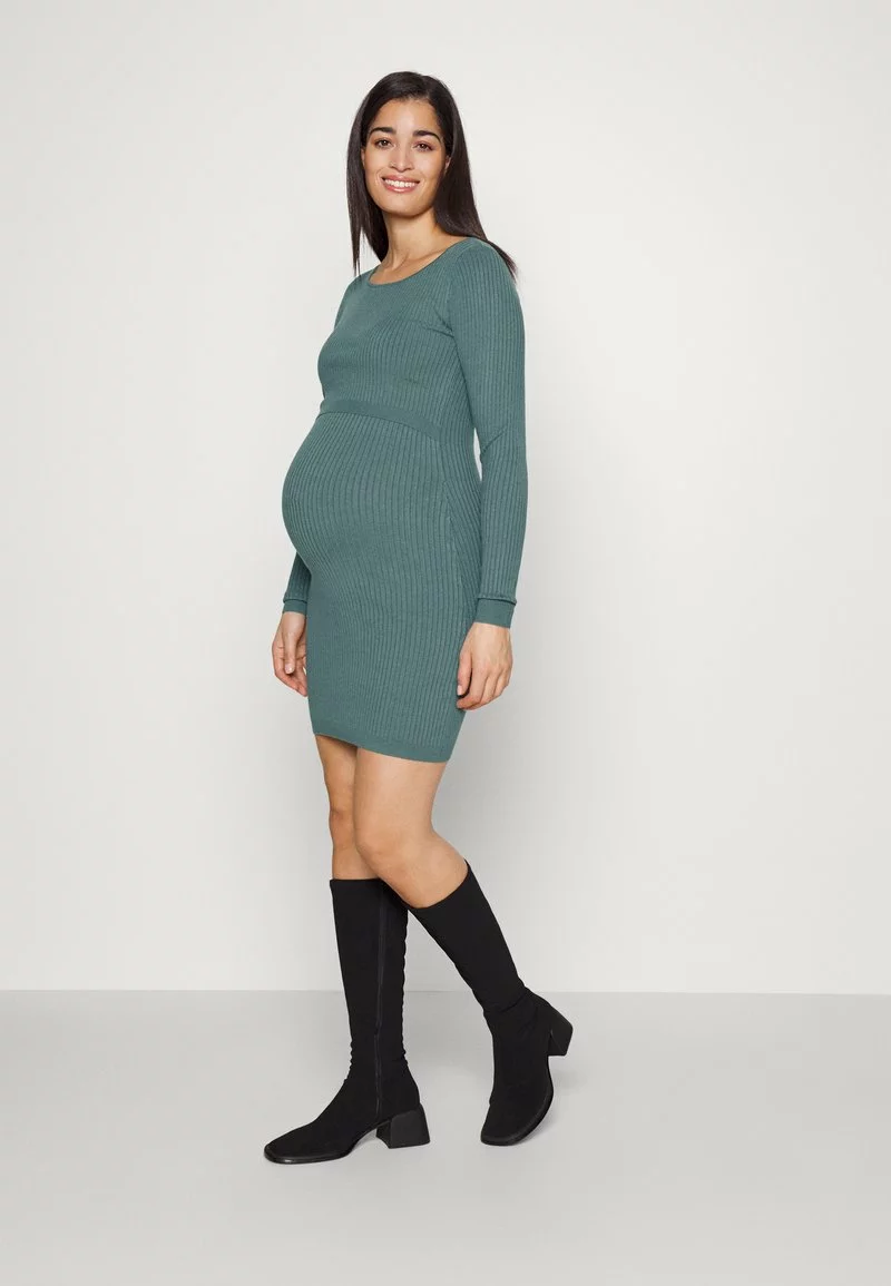 Anna Field MAMA Strickkleid - Dark Green 3 Anna Field MAMA Strickkleid - Dark Green