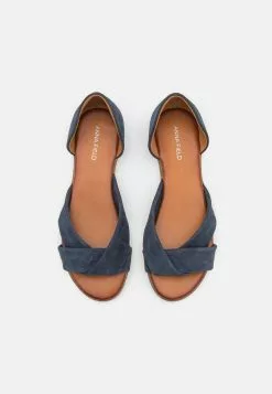Anna Field LEATHER - Riemensandalette - Dark Blue -Anna Field Geschäft bcb8194894d148a1a98f5d962f573f80