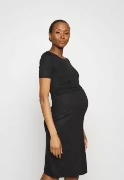 Anna Field MAMA SHORT SLEEVES RUCHED WAIST MINI FLARED DRESS - Jerseykleid - Black 13 Anna Field MAMA SHORT SLEEVES RUCHED WAIST MINI FLARED DRESS - Jerseykleid - Black -Anna Field Geschäft d013a8bbc5f3496991baef05c36d76c3 1