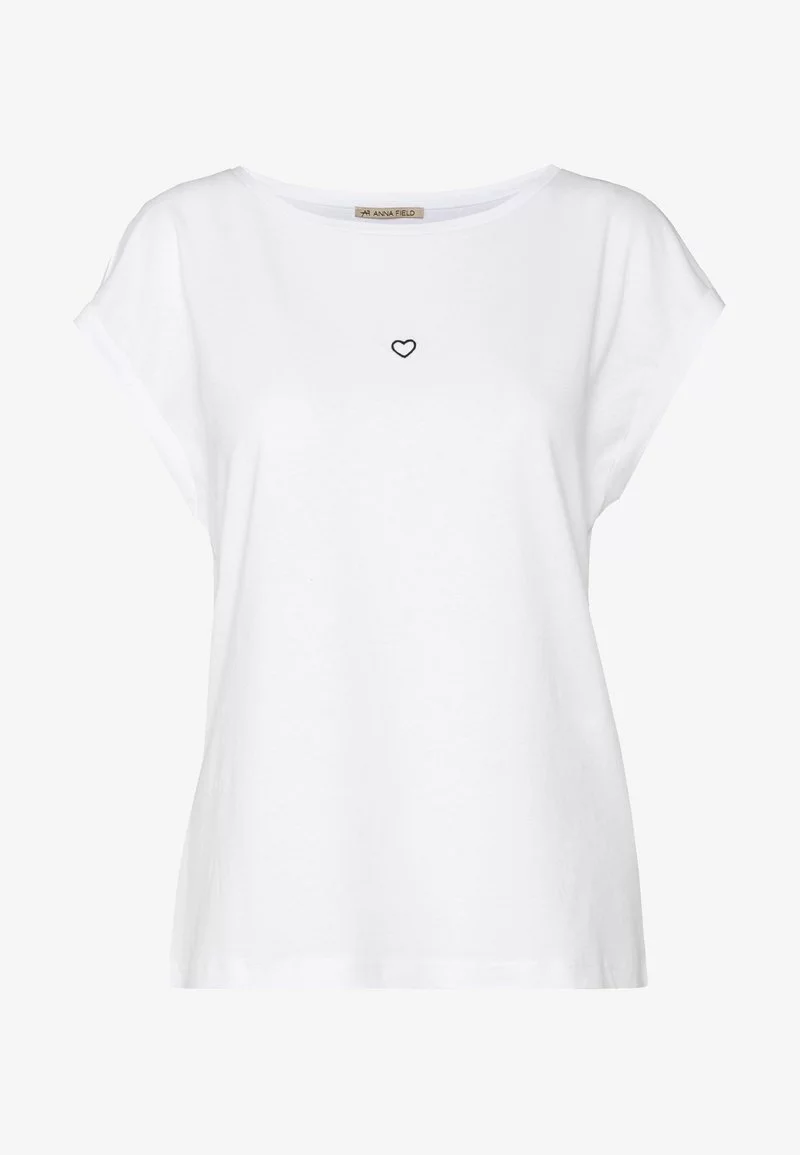Anna Field T-Shirt Basic - White 6 Anna Field T-Shirt Basic - White – Bild 4