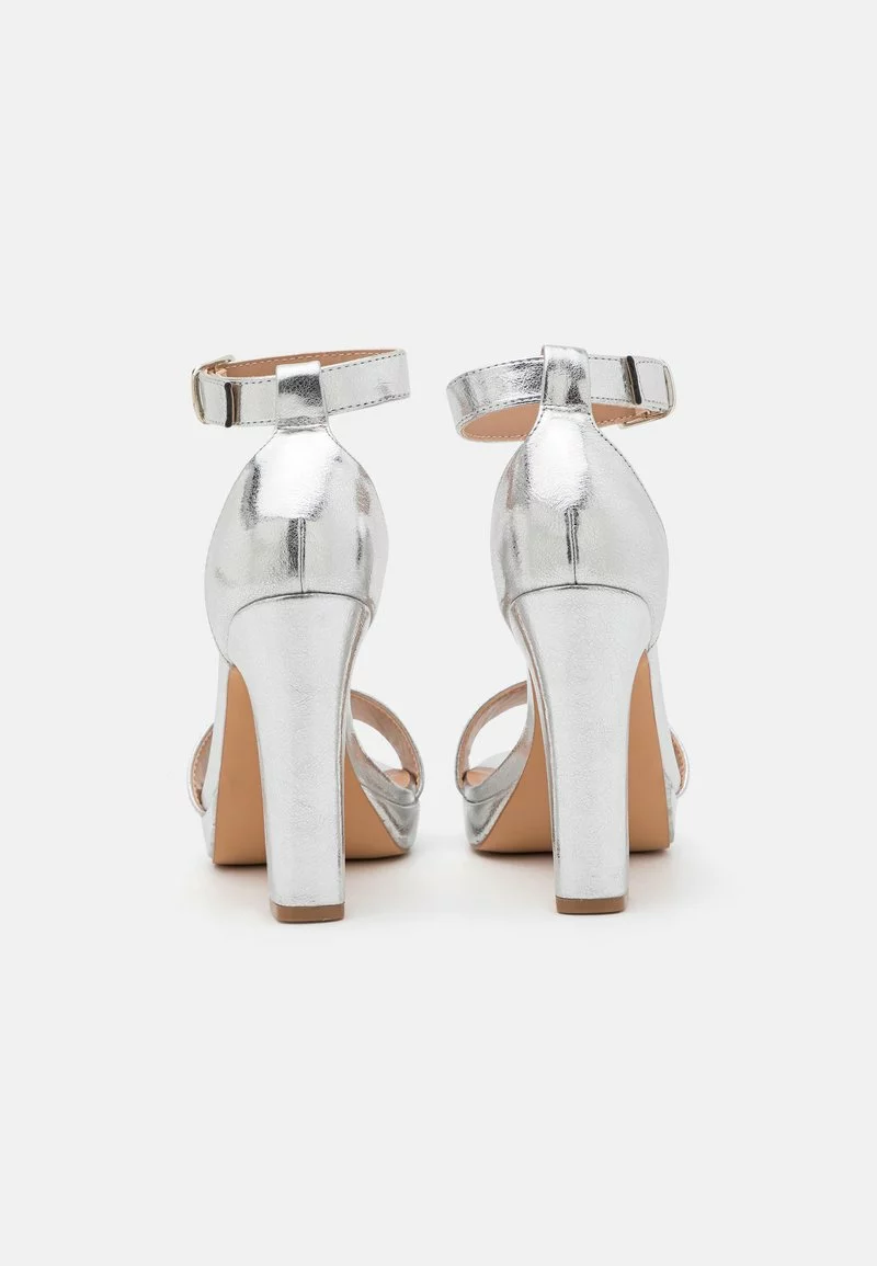 Anna Field High Heel Sandalette - Silver 6 Anna Field High Heel Sandalette - Silver – Bild 4