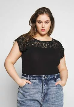 Anna Field Curvy T-Shirt Print - Black