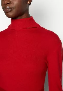 Anna Field ROLLKRAGEN RIPP MINI STRICKKLEID MIT GÜRTEL - Strickkleid - Red -Anna Field Geschäft e229e9715e964e678ca460f88b8a65a3