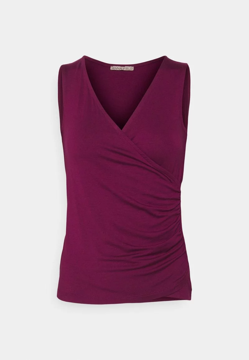 Anna Field Top - Dark Red 3 Anna Field Top - Dark Red
