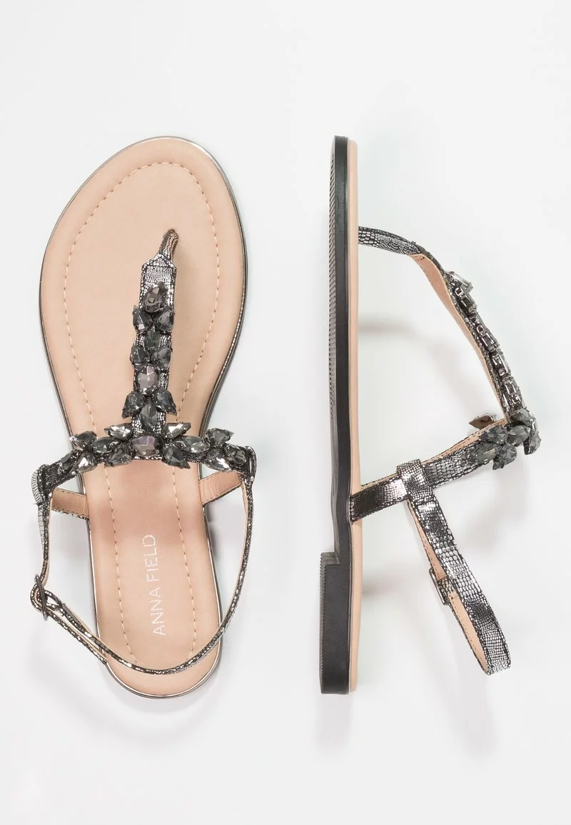 Anna Field Zehentrenner - Dark Gray 5 Anna Field Zehentrenner - Dark Gray – Bild 3