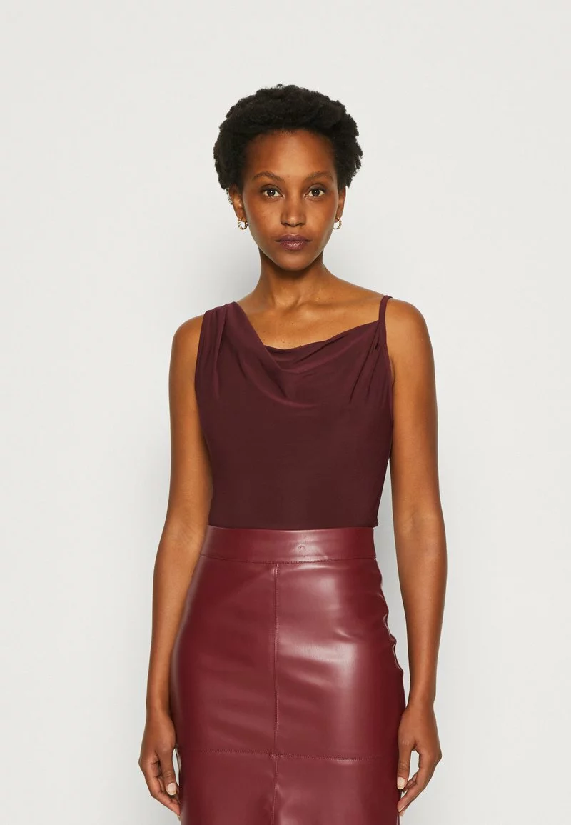 Anna Field Top - Dark Red 3 Anna Field Top - Dark Red