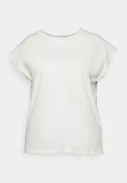 Anna Field Curvy T-Shirt Basic - Off White -Anna Field Geschäft f17ab00ab91245f78b5f37762a66b207