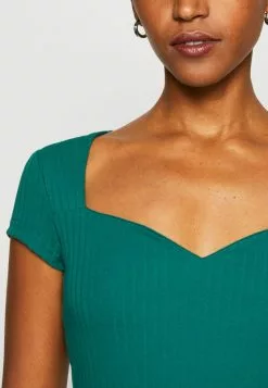 Anna Field T-Shirt Basic - Dark Green -Anna Field Geschäft f4df2445d37c4307ad833423e9f50e38