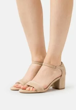 Anna Field LEATHER - Riemensandalette - Beige