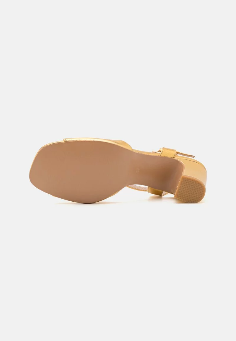 Anna Field LEATHER - Riemensandalette - Gold 7 Anna Field LEATHER - Riemensandalette - Gold – Bild 5